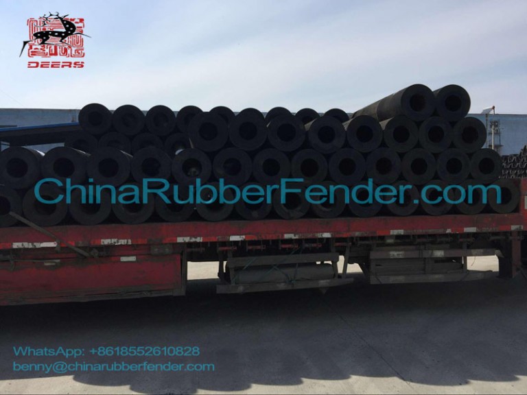 Delivery of Cylindrical Rubber Fender