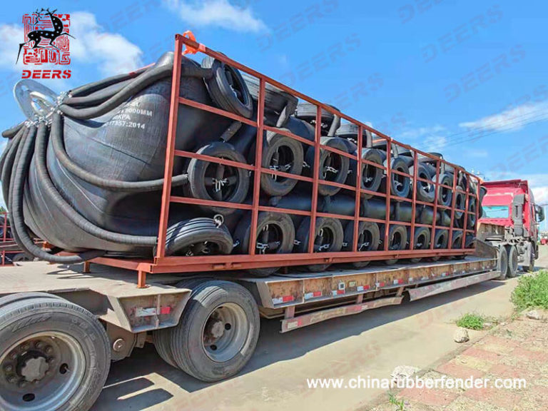 14 units of Pneumatic fenders with LR inspection delivered to The United States