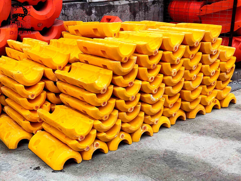 100 sets Yellow Pipe Floats Shipped to South East Asia